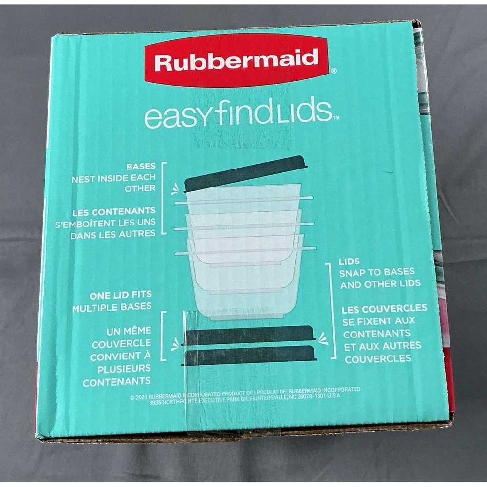 Rubbermaid Easy Find Lids 26 Piece Food Storage Set Special Edition Teal 2157957